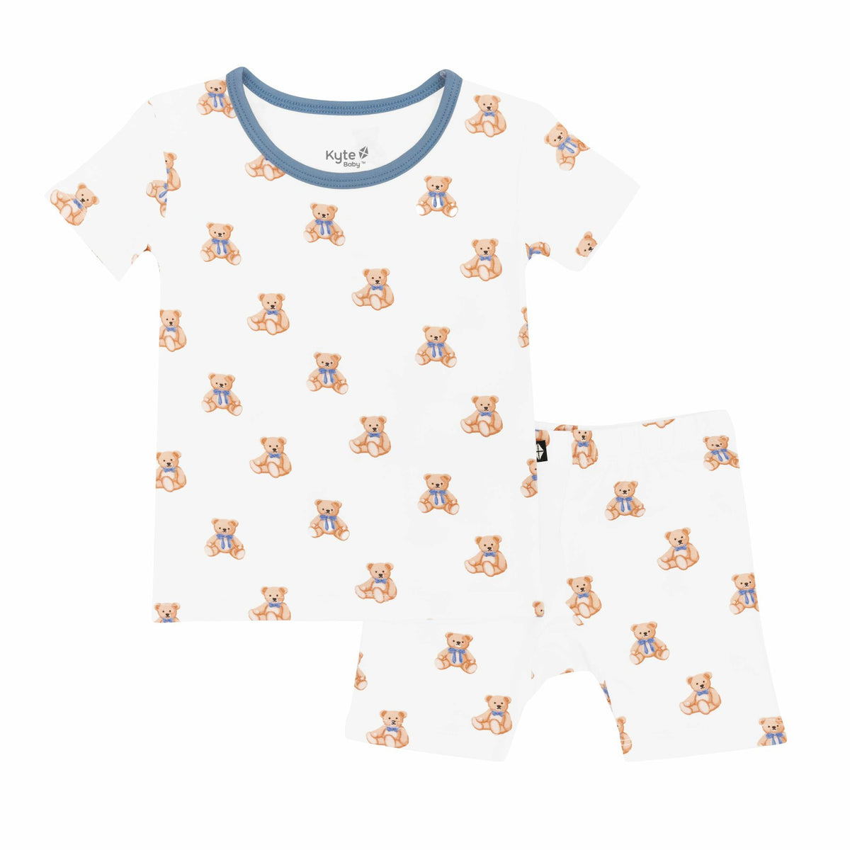 Kyte Baby Short Sleeve Pajamas in Teddy Bear