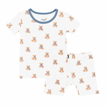Kyte Baby Short Sleeve Pajamas in Teddy Bear