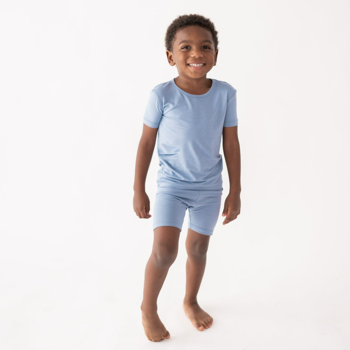 Kyte Baby Short Sleeve Pajamas in Slate