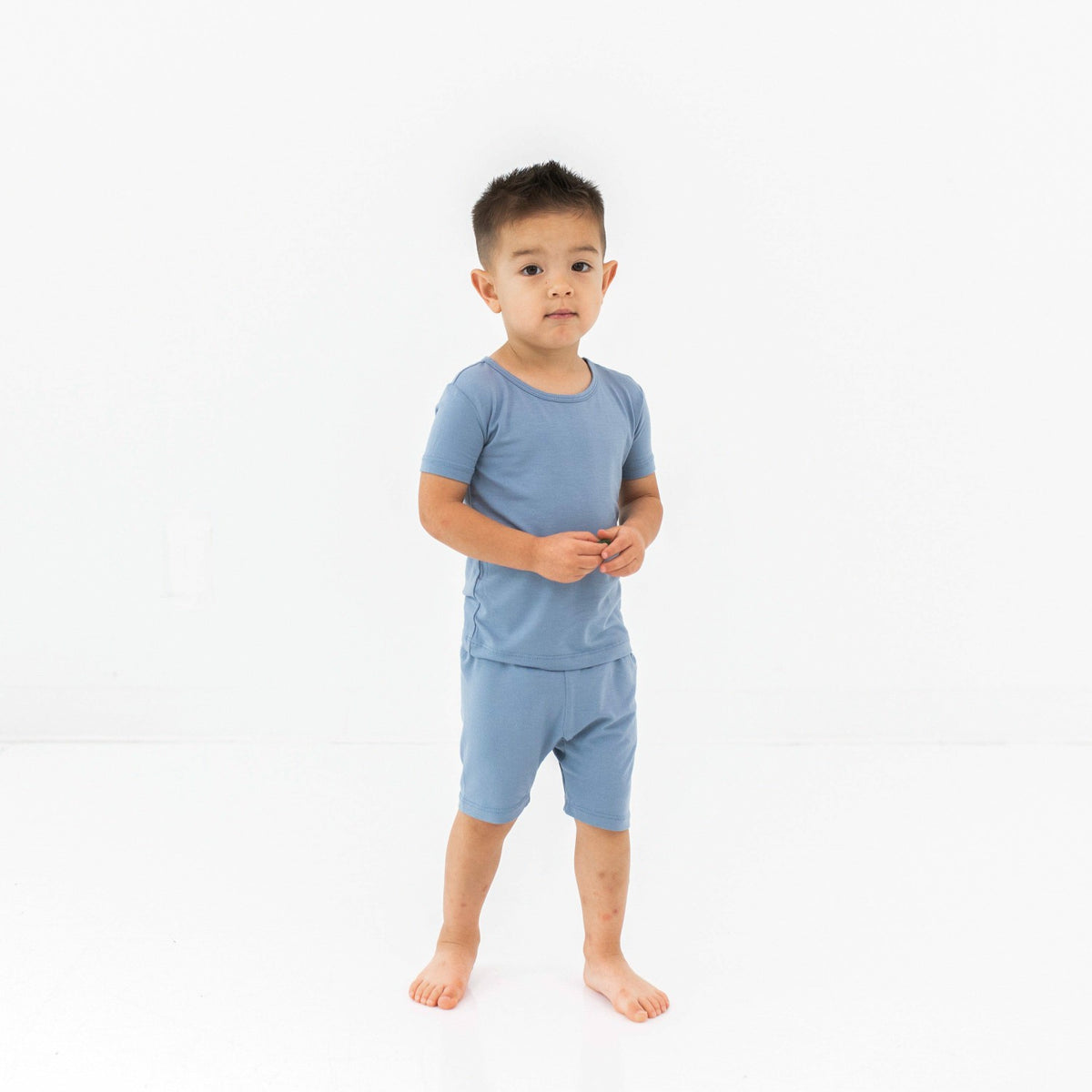 Kyte Baby Short Sleeve Pajamas in Slate