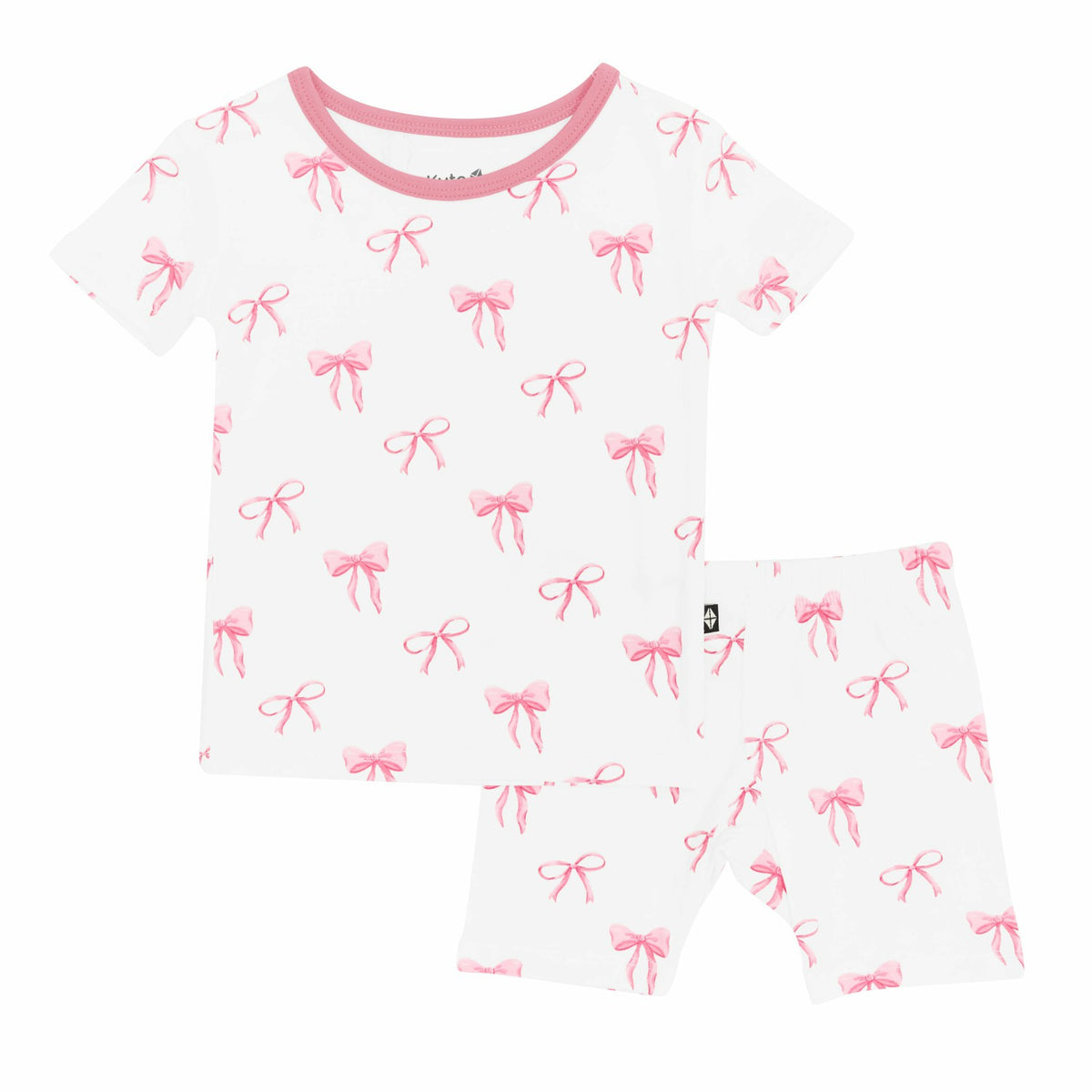 Kyte Baby Short Sleeve Pajamas in Bow