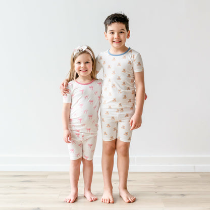 Kyte Baby Short Sleeve Pajamas in Bow