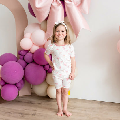 Kyte Baby Short Sleeve Pajamas in Bow