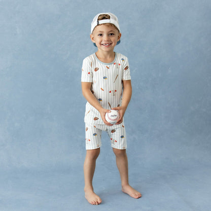 Kyte Baby Short Sleeve Pajamas in Home Run