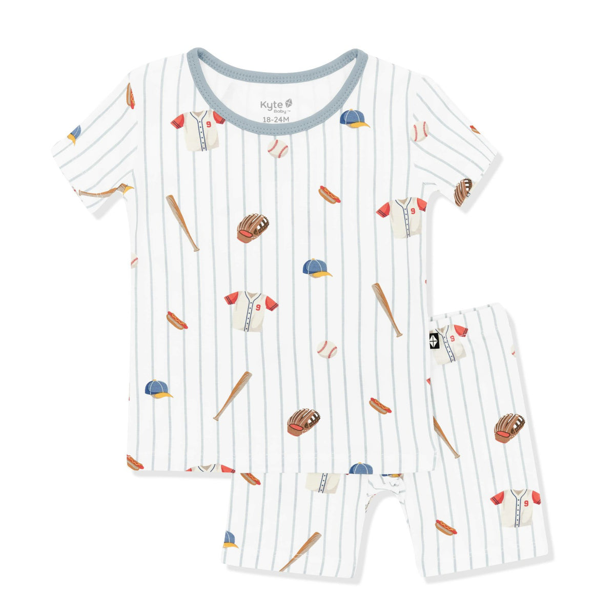 Kyte Baby Short Sleeve Pajamas in Home Run