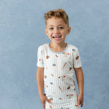 Kyte Baby Short Sleeve Pajamas in Home Run