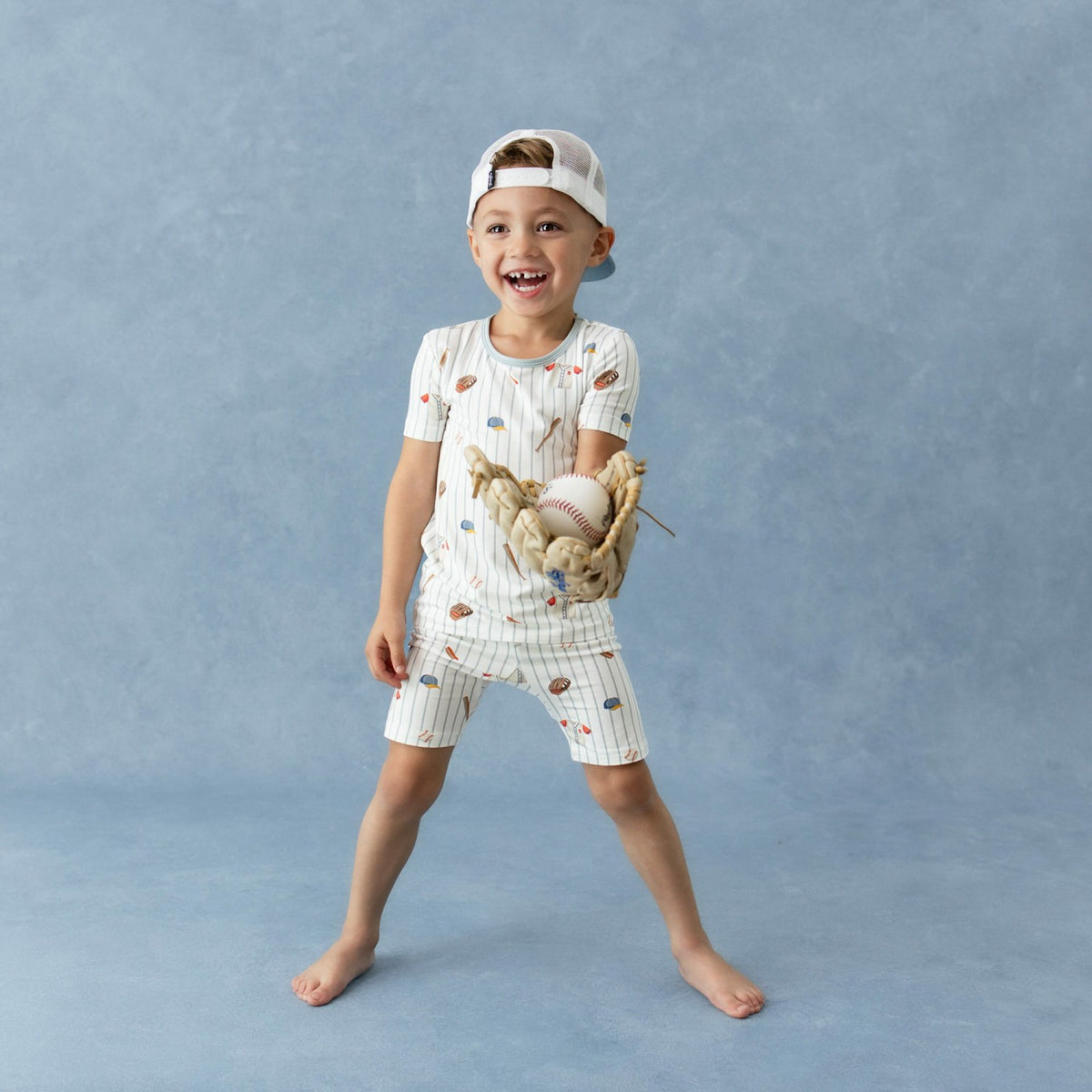 Kyte Baby Short Sleeve Pajamas in Home Run