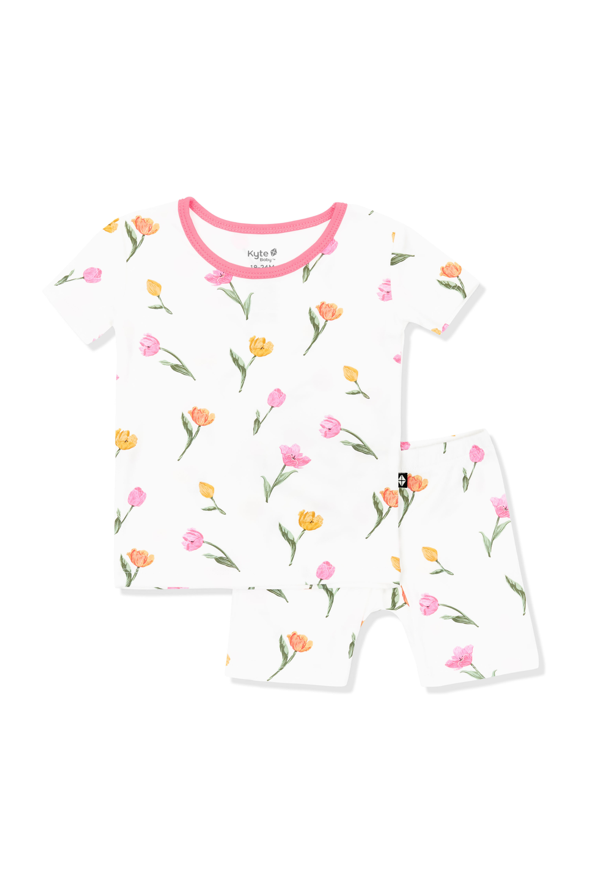 Kyte Baby Short Sleeve Pajamas in Tulip