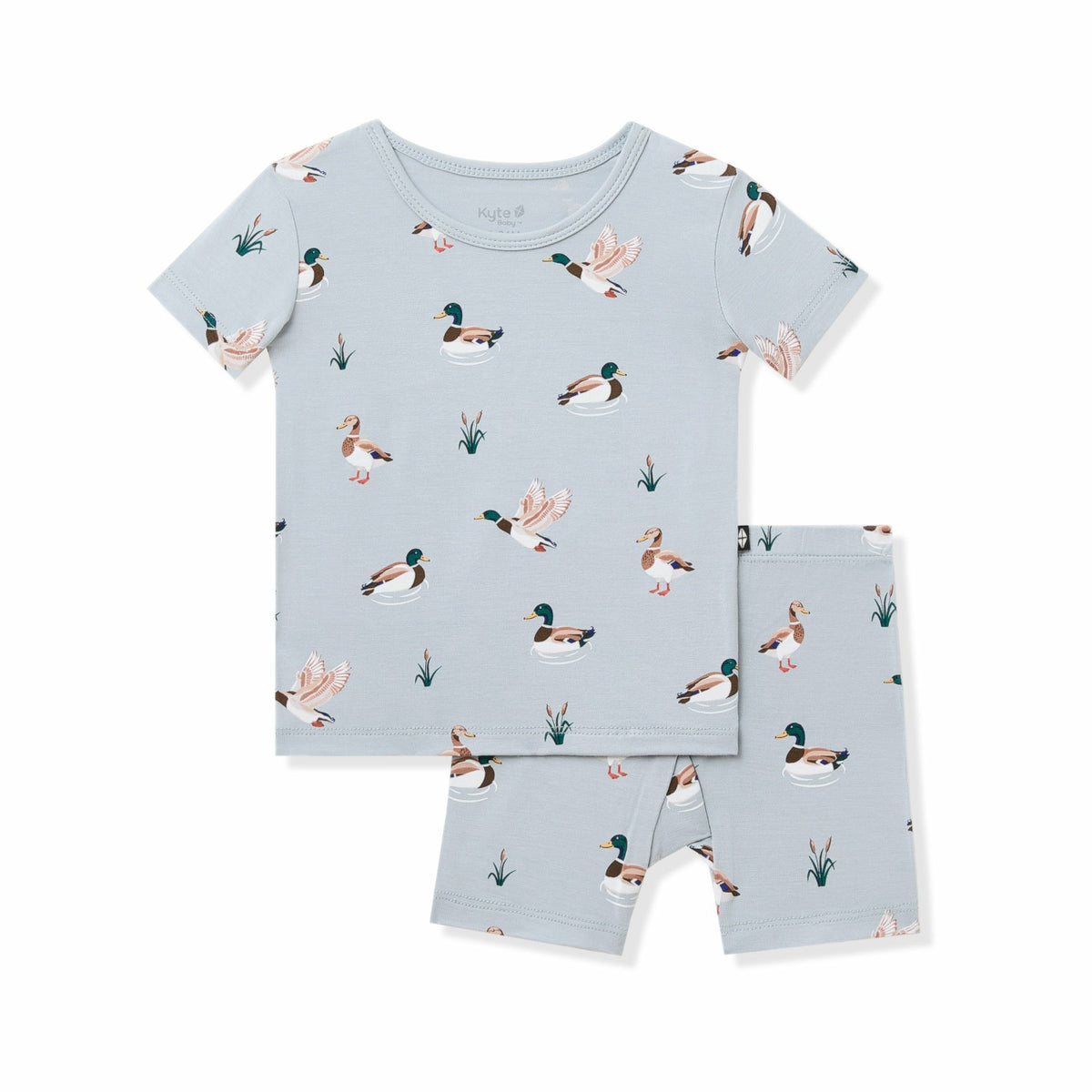 Kyte Baby Short Sleeve Pajamas in Mallard Duck