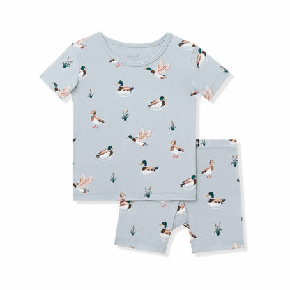 Kyte Baby Short Sleeve Pajamas in Mallard Duck