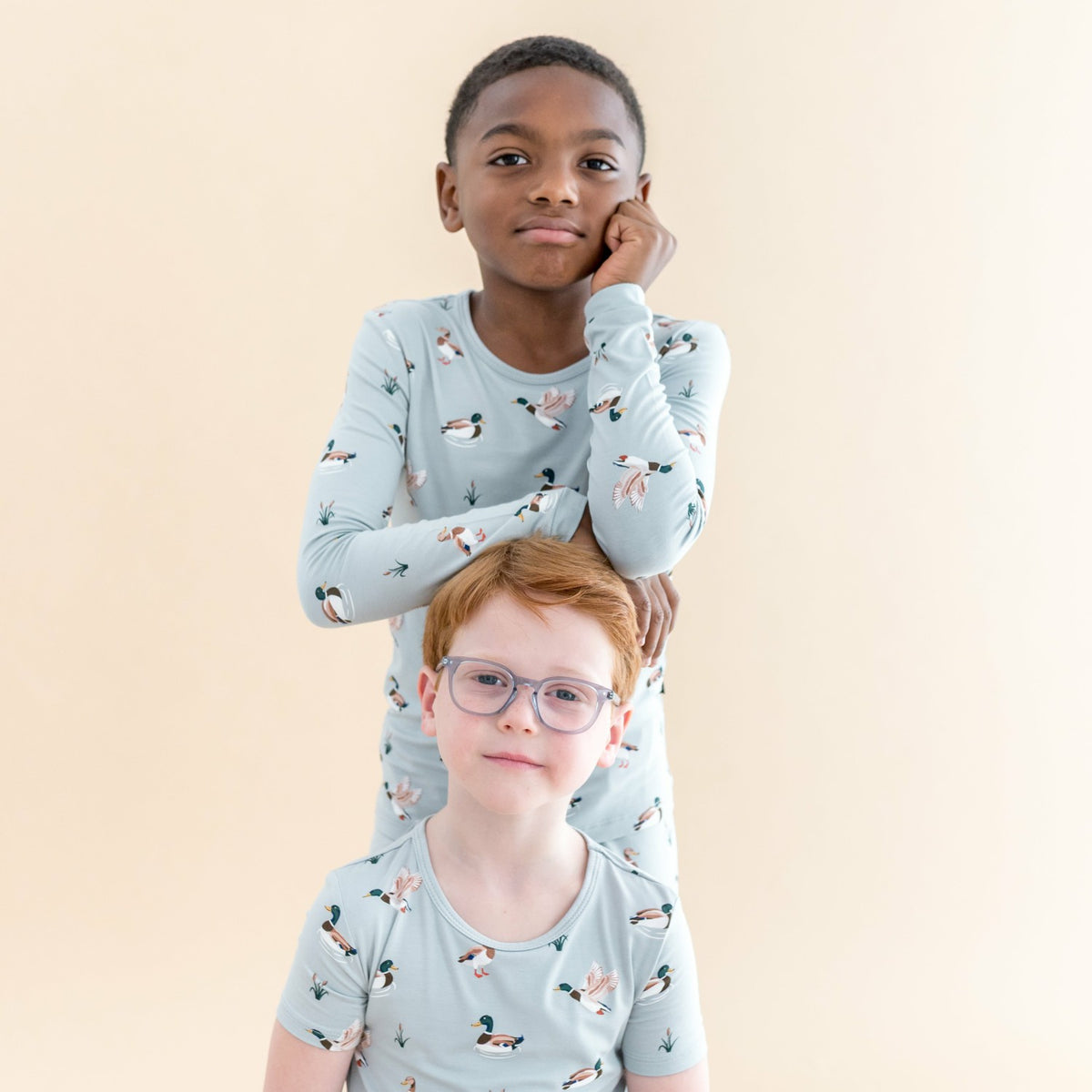 Kyte Baby Short Sleeve Pajamas in Mallard Duck