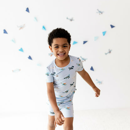 Kyte Baby Short Sleeve Pajamas in Take Off