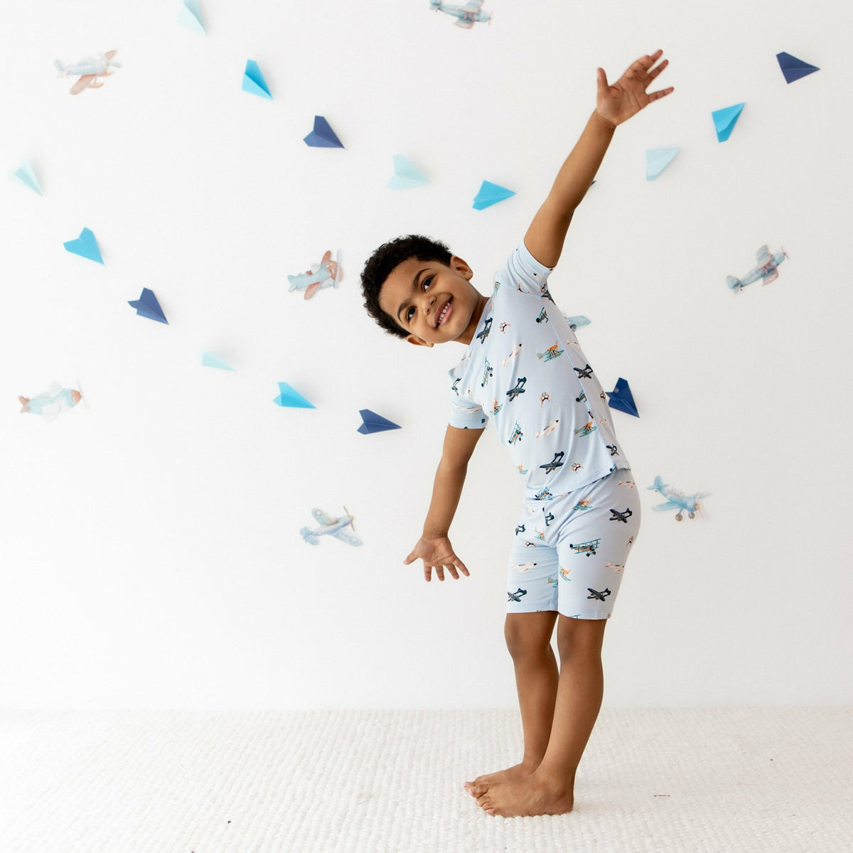 Kyte Baby Short Sleeve Pajamas in Take Off