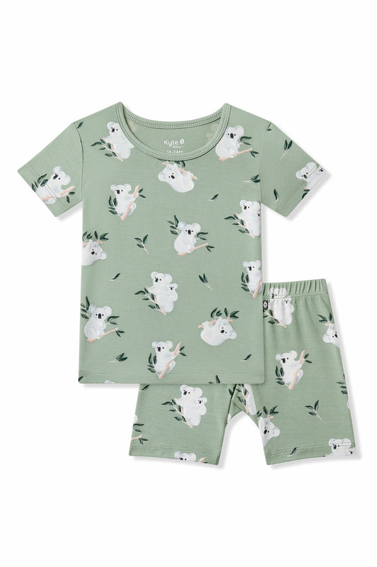 Kyte Baby Short Sleeve Pajamas in Koala