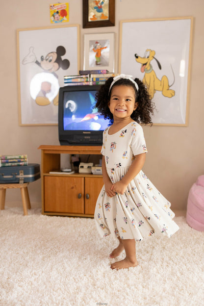 Kyte Baby Twirl Dress in Mickey Mouse and Friends
