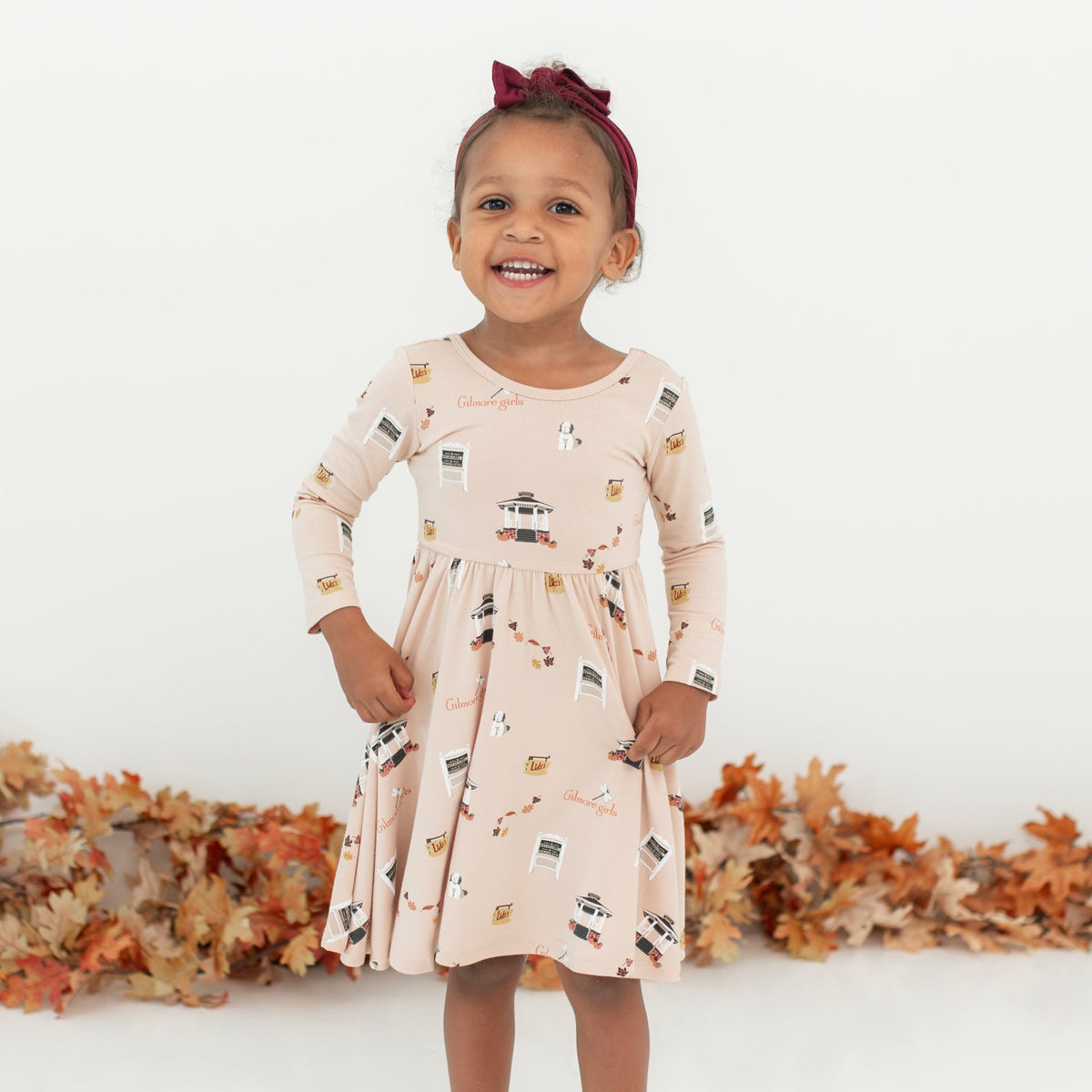 Kyte Baby Long Sleeve Twirl Dress in Gilmore Girls