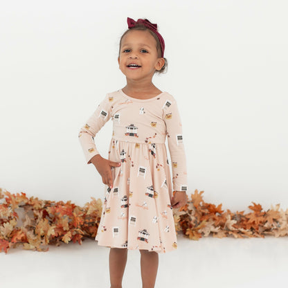 Kyte Baby Long Sleeve Twirl Dress in Gilmore Girls