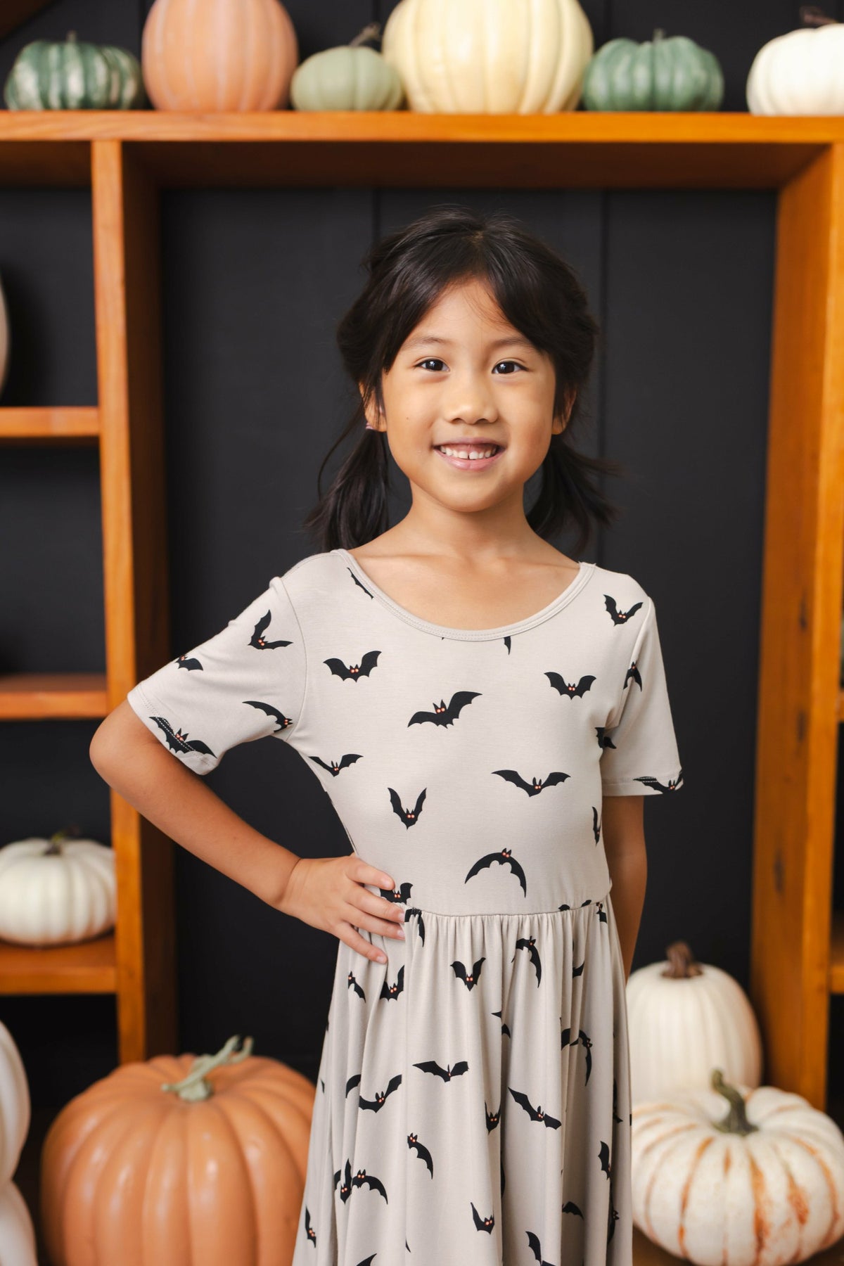 Kyte Baby Twirl Dress in Bats
