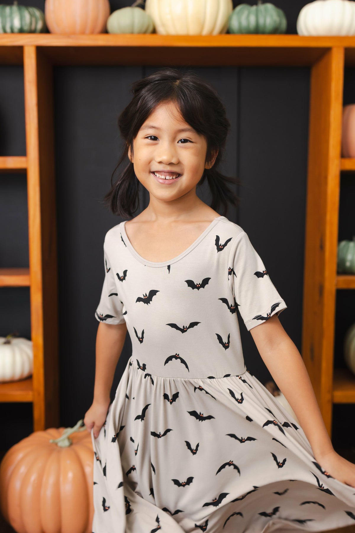 Kyte Baby Twirl Dress in Bats