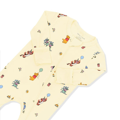 Kyte Baby Zippered Romper in Winnie the Pooh Celebration