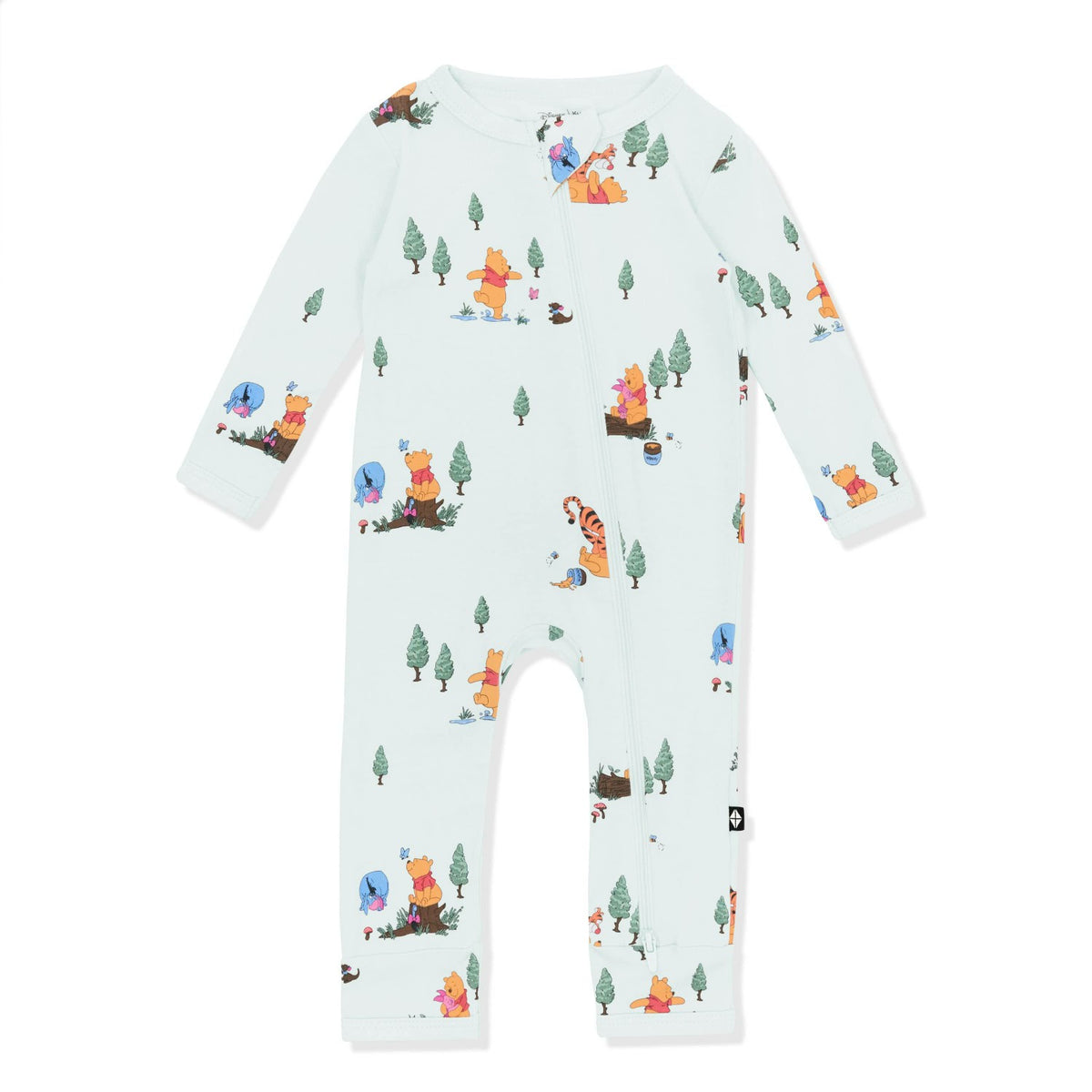 Kyte Baby Zippered Romper in Winnie the Pooh Hundred Acre Wood