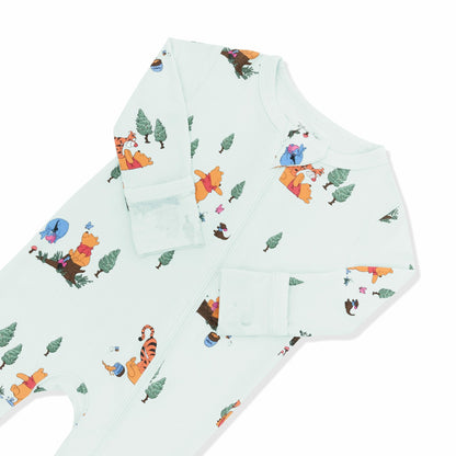 Kyte Baby Zippered Romper in Winnie the Pooh Hundred Acre Wood