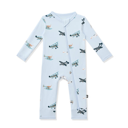 Kyte Baby Zippered Romper in Take Off