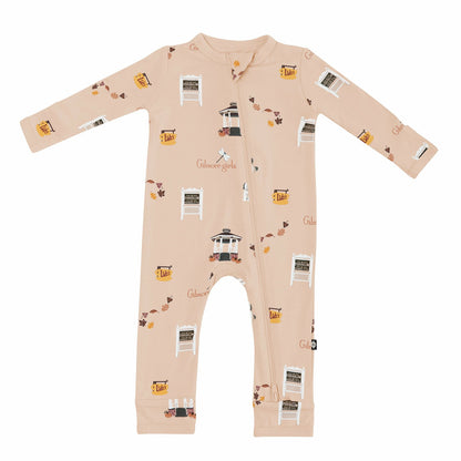 Kyte Baby Zippered Romper in Gilmore Girls