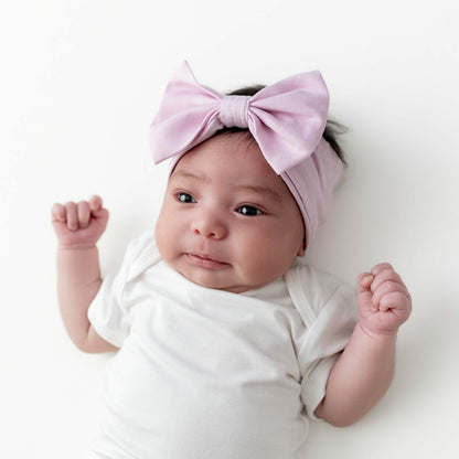 Kyte Baby Bow Headband in Thistle