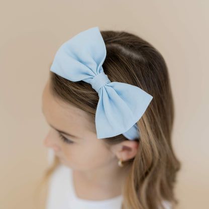 Kyte Baby Bow Headband in Breeze