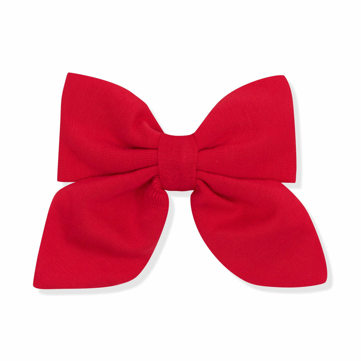 Kyte Baby Medium Alligator Clip Bow in Cardinal