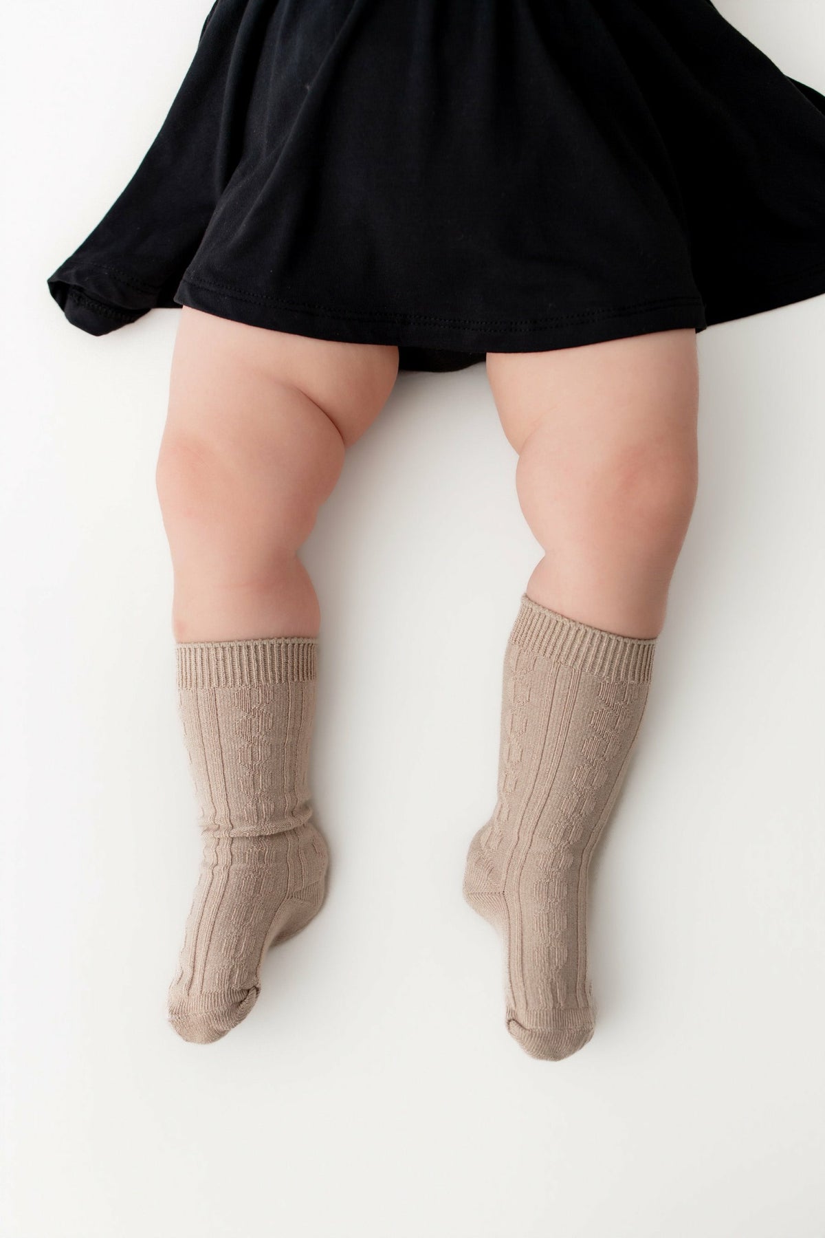 Kyte Baby Knee High Socks in Bisque