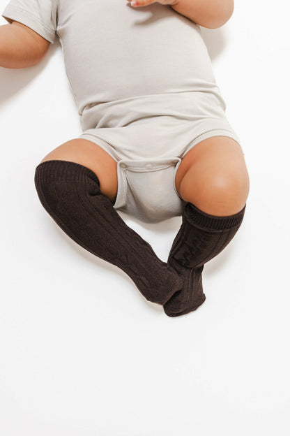 Kyte Baby Knee High Socks in Espresso