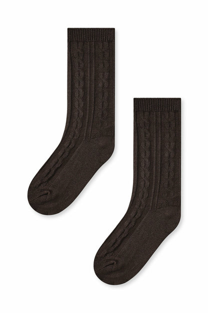 Kyte Baby Knee High Socks in Espresso