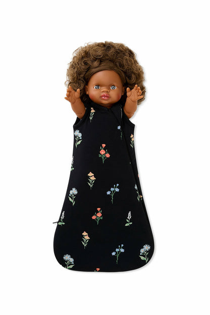Kyte Baby Baby Doll Sleep Bag in Midnight Wildflower