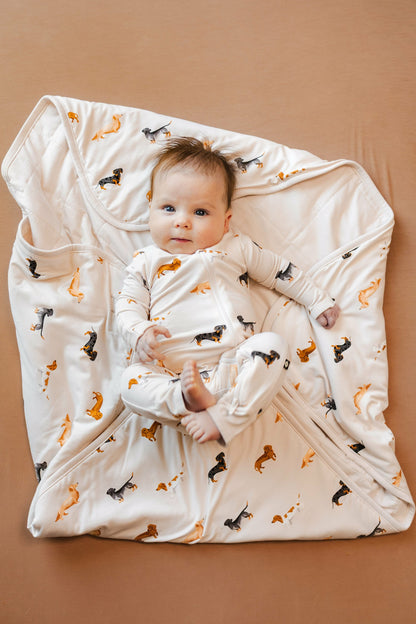Kyte Baby Baby Blanket in Dachshund 1.0