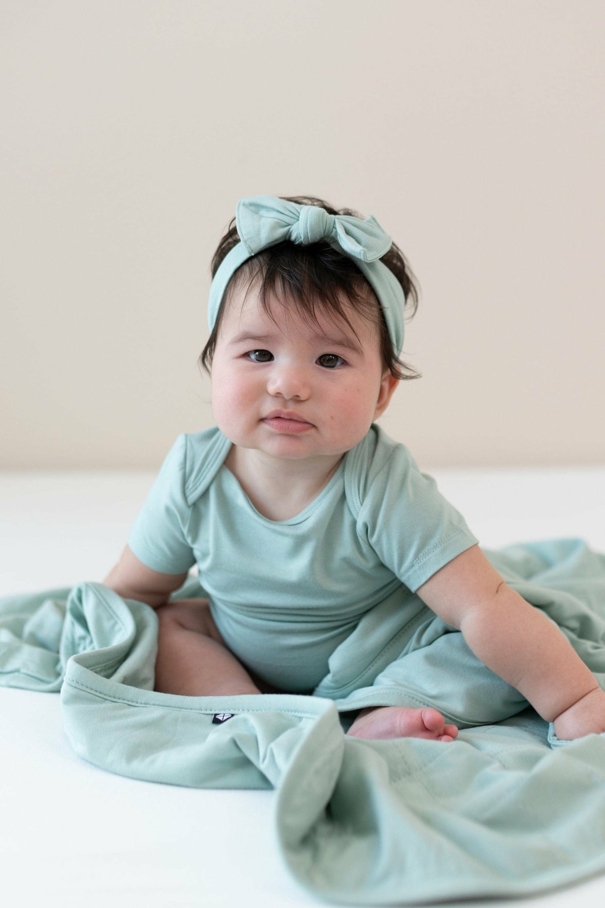 Kyte Baby Bamboo Baby Blanket in Sage Green