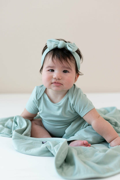 Kyte Baby Bamboo Baby Blanket in Sage Green