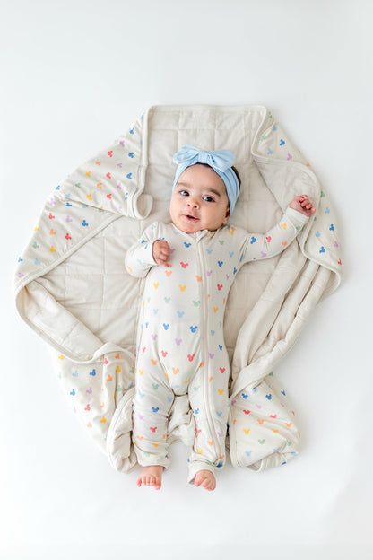 Kyte Baby Baby Blanket in Pastel Mickey Mouse 1.0