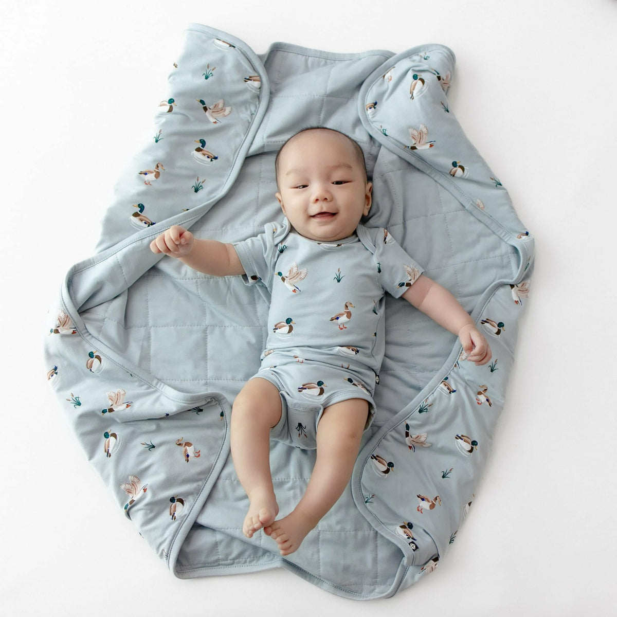Kyte Baby Baby Blanket in Mallard Duck 1.0