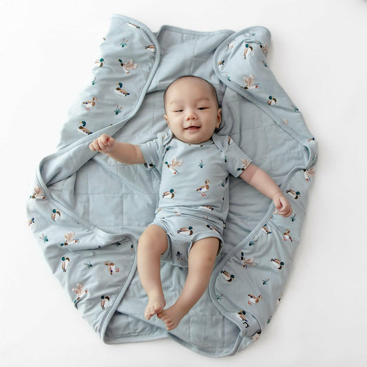 Kyte Baby Baby Blanket in Mallard Duck 1.0