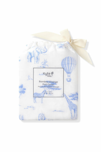 Kyte Baby Change Pad Cover in Toile Safari