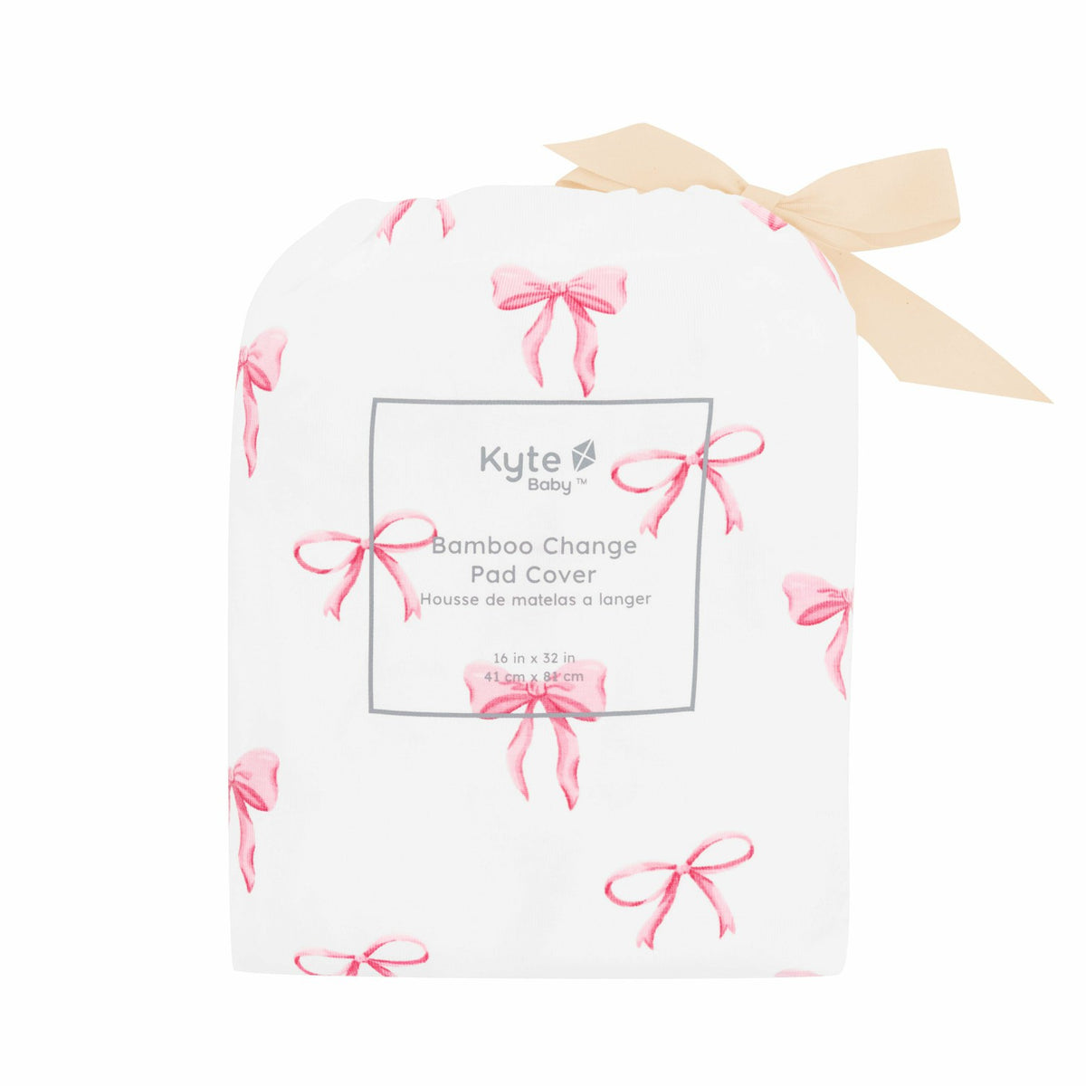 Kyte Baby Change Pad Cover in Bow