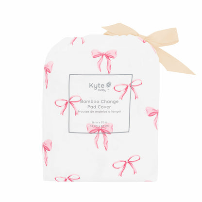 Kyte Baby Change Pad Cover in Bow