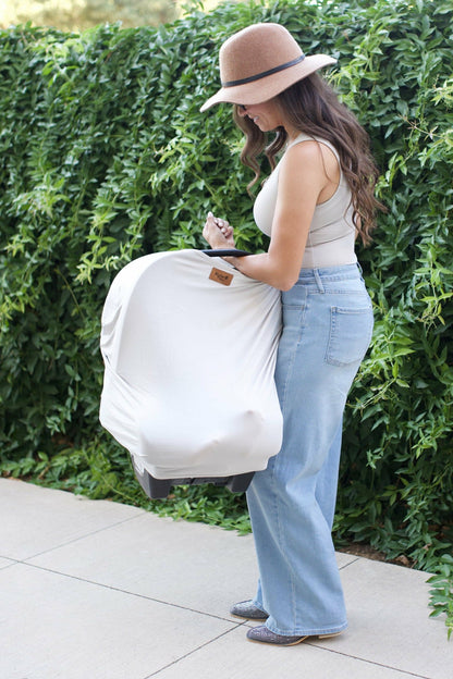 Kyte Baby Car Seat Cover in Oat