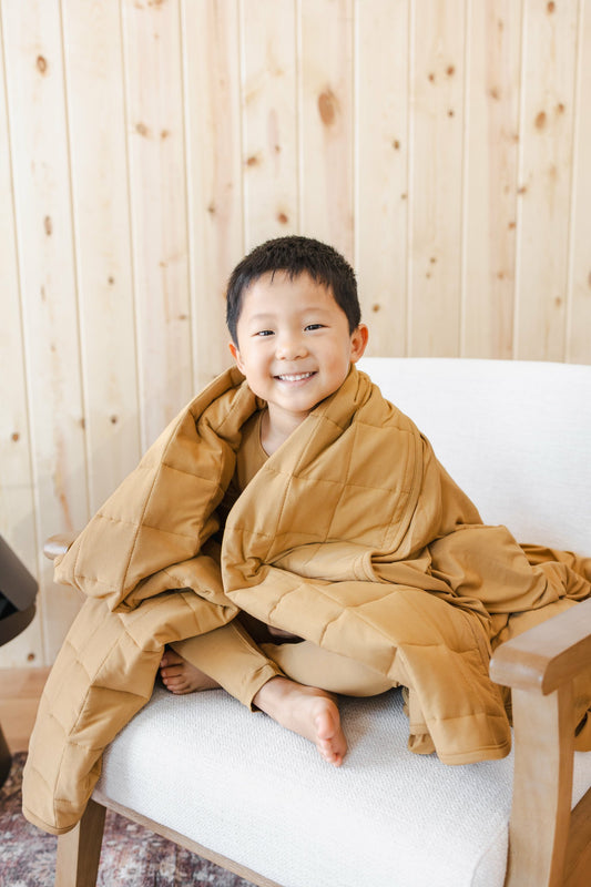 Kyte Baby Youth Blanket in Ochre 2.5