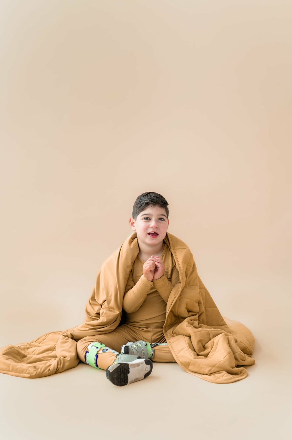 Kyte Baby Youth Blanket in Ochre 2.5