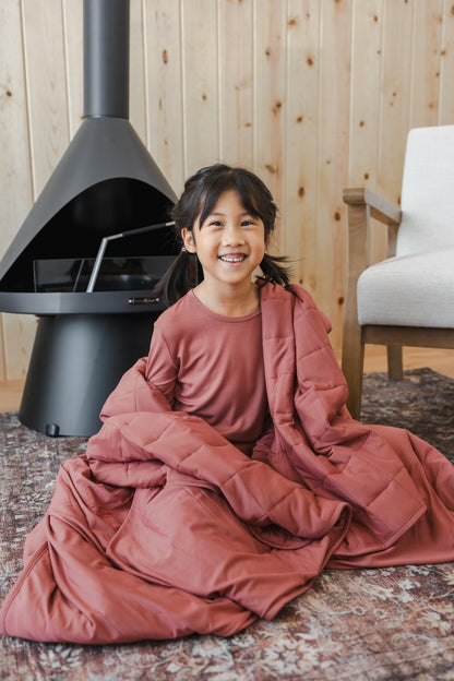 Kyte Baby Youth Blanket in Ember 2.5