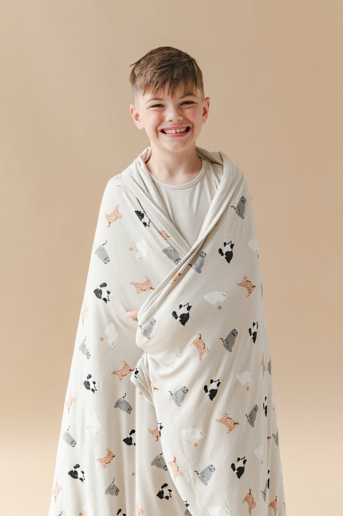Kyte Baby Youth Blanket in Fluffy Cat 1.0