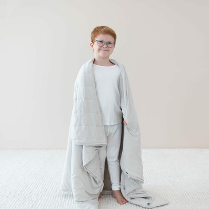 Kyte Baby Youth Blanket in Oat 1.0